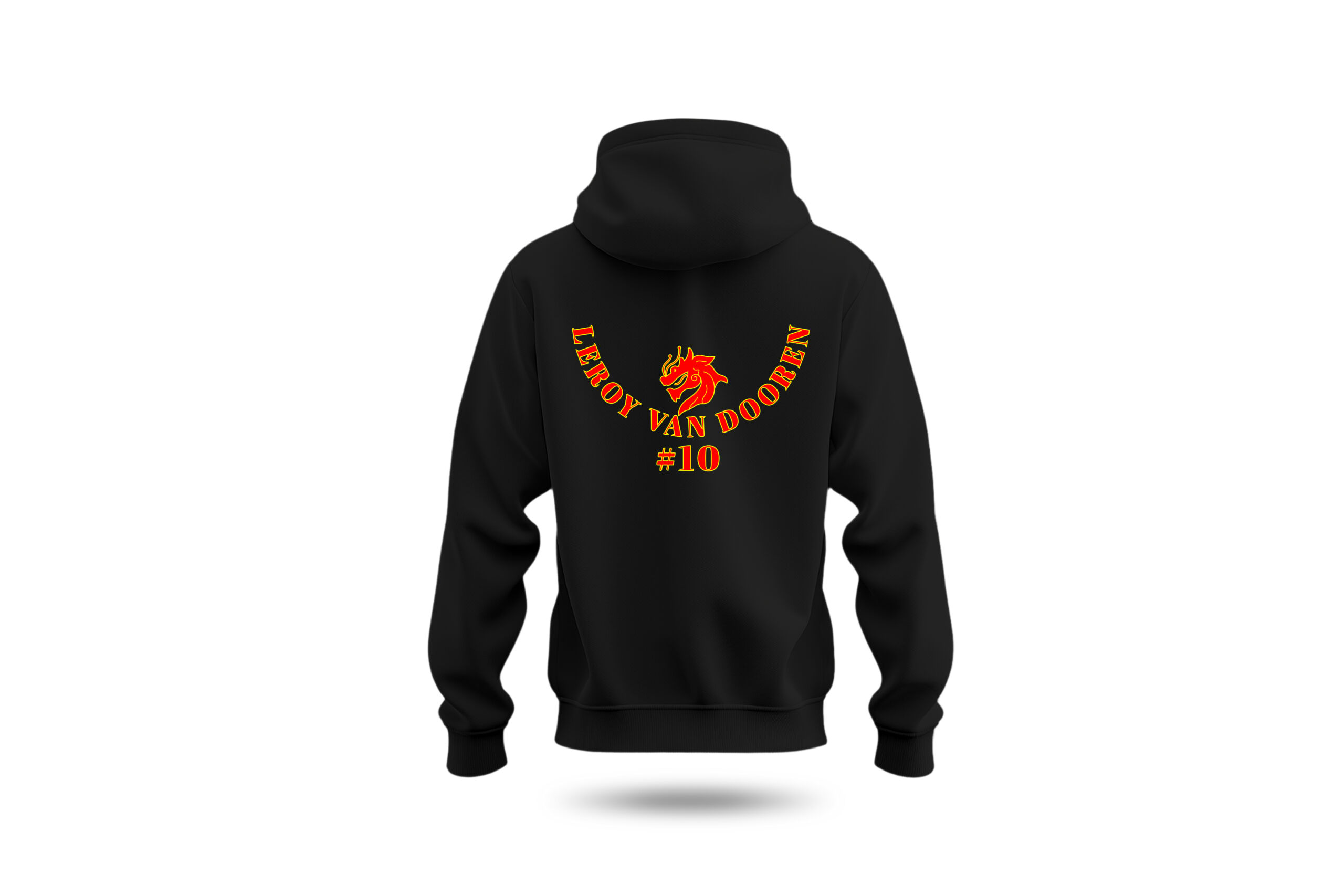Leroy #10 hoodie - rood logo - Afbeelding 2